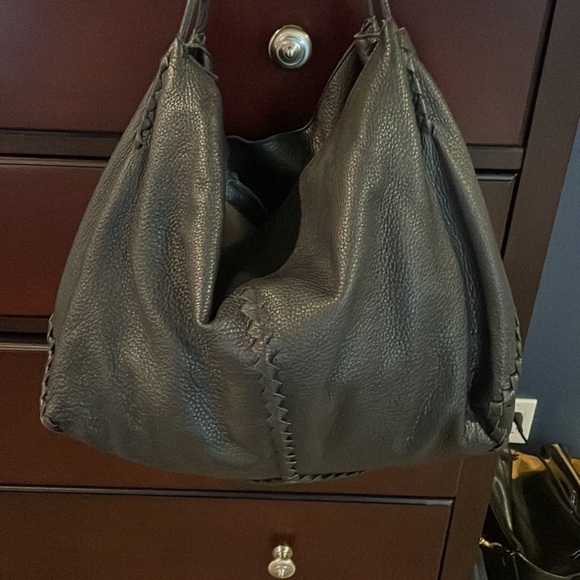 Bottega Veneta Cervo Navy Calf Leather Hobo Bag - Picture 2 of 11